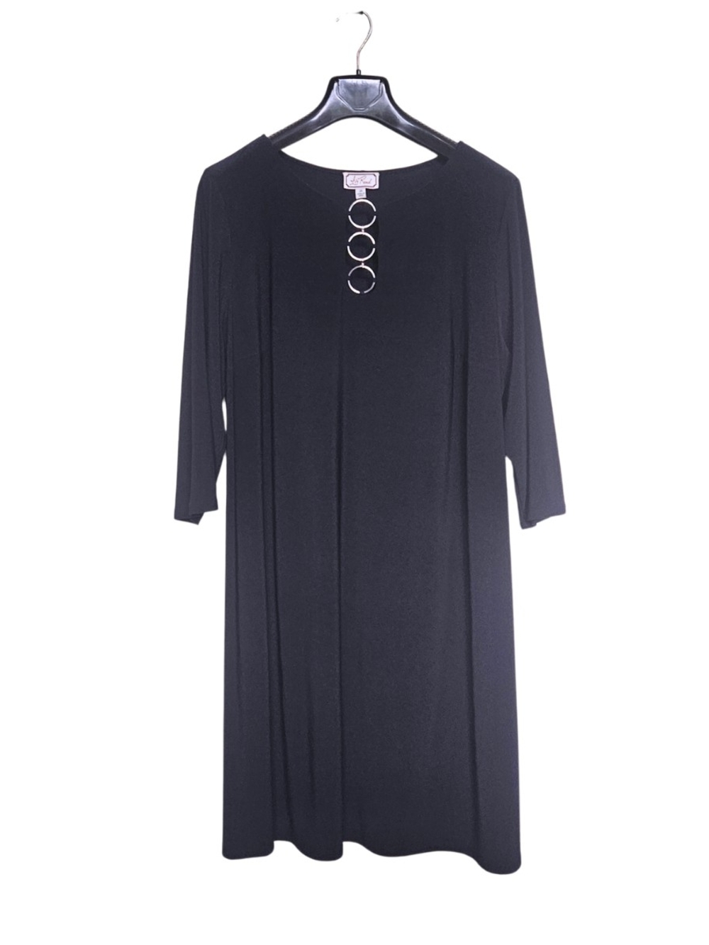 Ivy Rose Women's Plus Size 2X Midi Dress with Decorative Rings